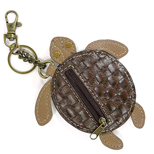 Chala Detachable Coin Purse - Key Fob for Wristlet or Handbag - Turtle