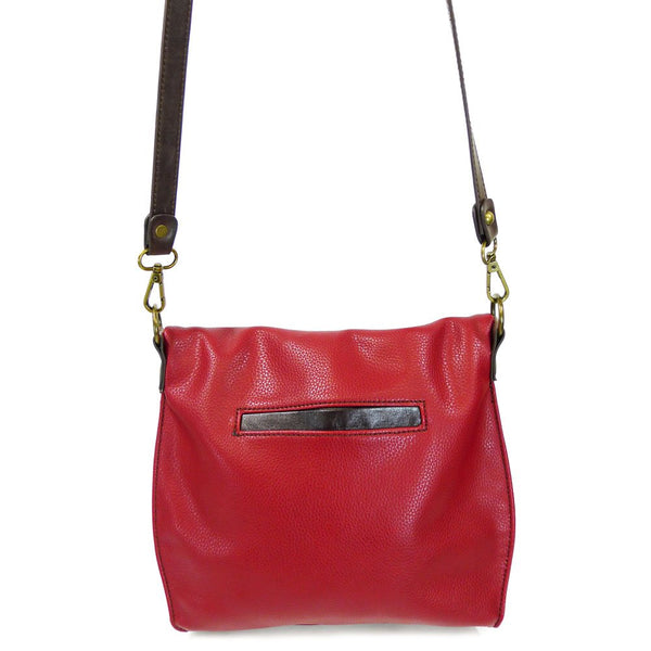 Charming Crossbody Bag Chala PU Leather- Burgundy (Burgundy Fox)