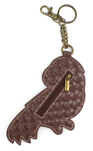 Chala Decorative Purse Charm, Key fob, coin purse - (Parrot -Blue) - Animal-Bags.com