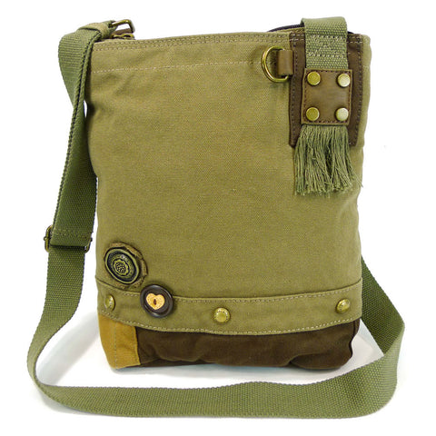 Chala Canvas Crossbody Messenger Bags Only (6 Colors) + Choose Your Own Key Fobs - Animal-Bags.com